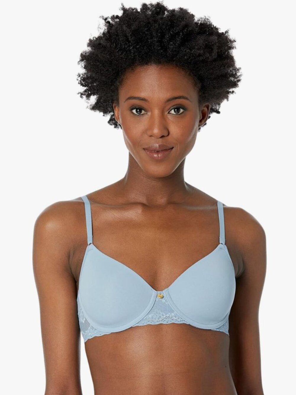Natori 721154 Bliss Perfection Contour Underwire T-Shirt Bra Windy Blue 32DD
